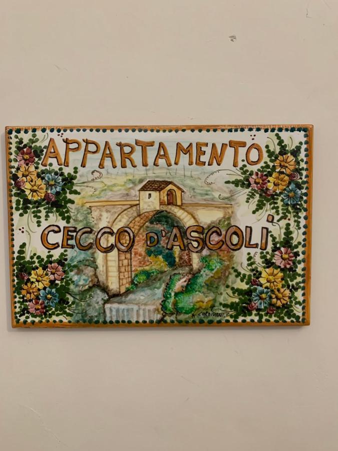 Appartamento Cecco D'Ascoli Ascoli Piceno Eksteriør billede